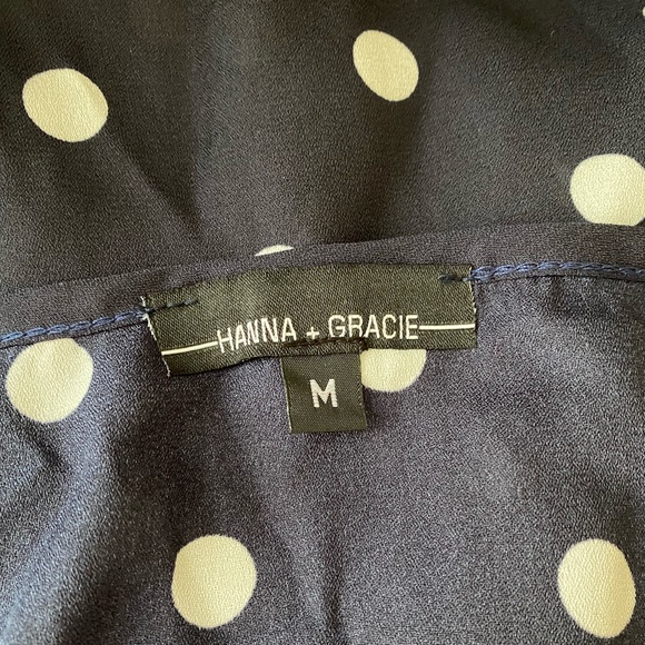 Hanna & Gracie Polka Dot Blouse - Picture 3 of 5